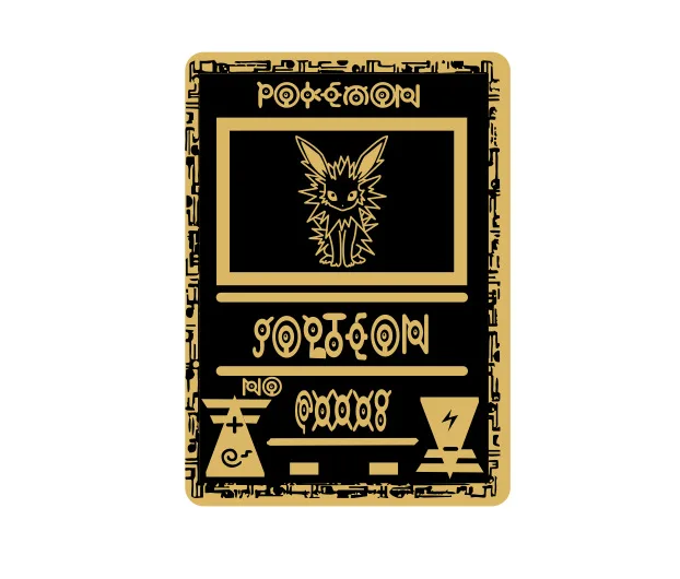 ポケモンイラストレーター トレーディングカード メタルカード