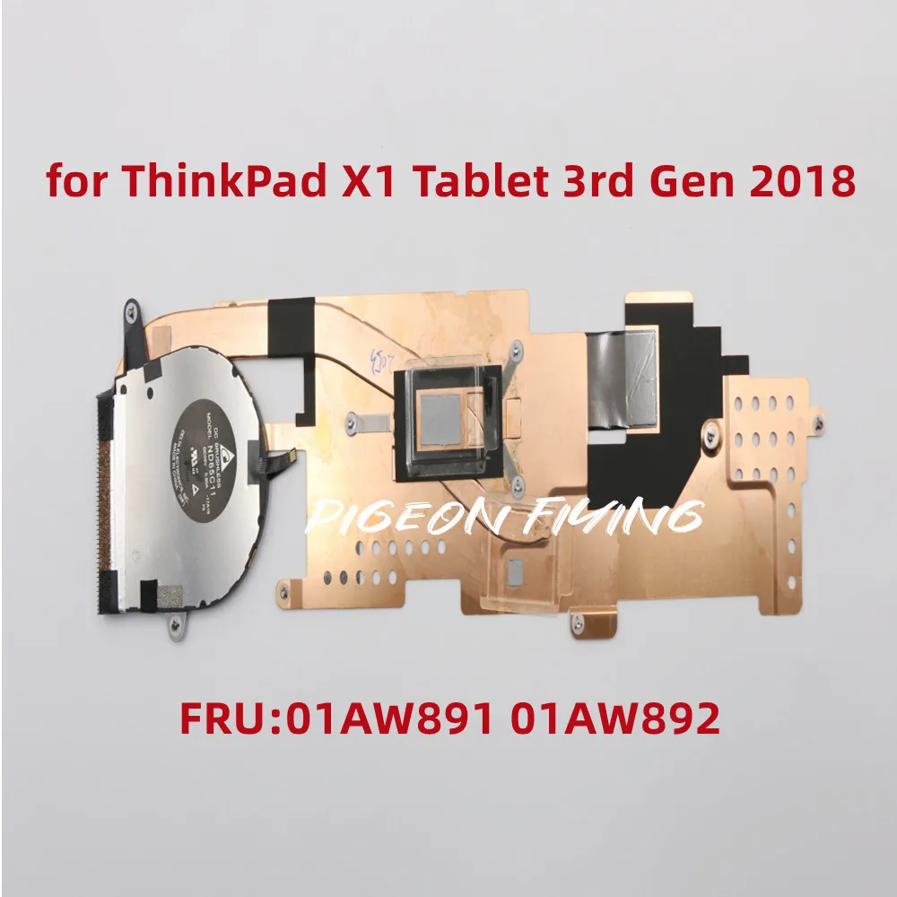 Laptop Cpu Dissipador de Calor com Ventilador Thinkpad x1 Tablet 3rd Gen Fan Frkw Fru 20kj 20kk 01aw891 01aw892 100 Teste ok
