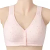 Nursing Bra Maternity Comfortable Soft Cotton Non-Steel Ring Front Button Bra Non-Steel Ring Vest Front Button Underwear 5