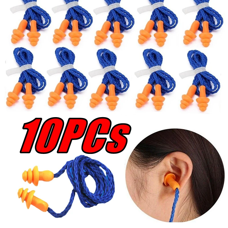 Protège-oreilles en silicone souple en forme d'arbre de Noël, bouchons d'oreille filaires, cache-oreilles insonorisés, silencieux de sommeil, réutilisable