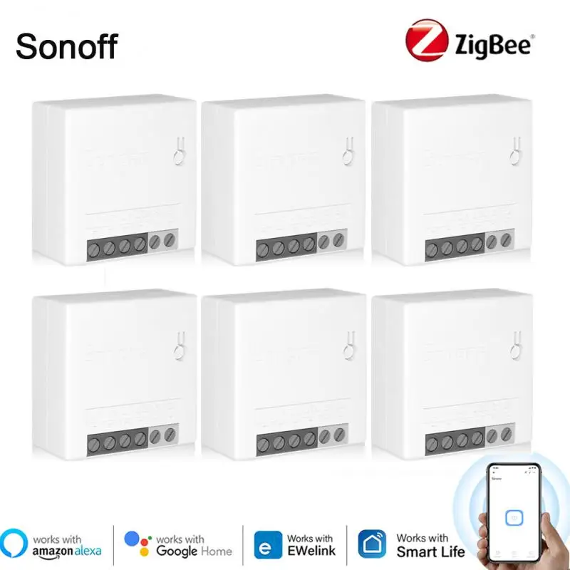 SONOFF MINIR2 WIFI Smart Switch DIY Two WAY Control APP For Alexa Google Alarm E - Foto 14