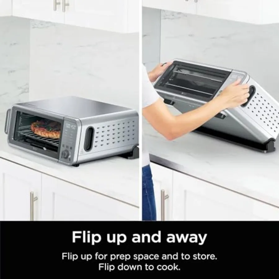 10-in-1 Digital Air Fry Oven with Extra Large Capacity Flip Up and Away Design Stainless Steel Body Precise Temperature Control 5