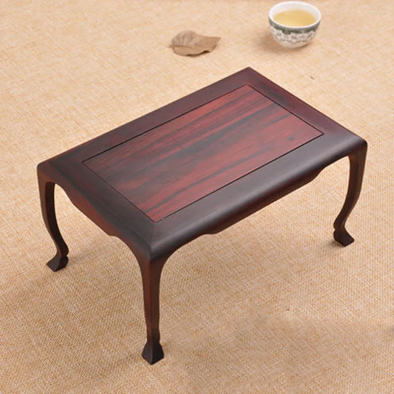 Red Sandalwood Ming Style Horseshoe Rectangular Rare Stone Tea Pot, Jade Ware, Potted Base, Pure Handmade Mortise and tenon