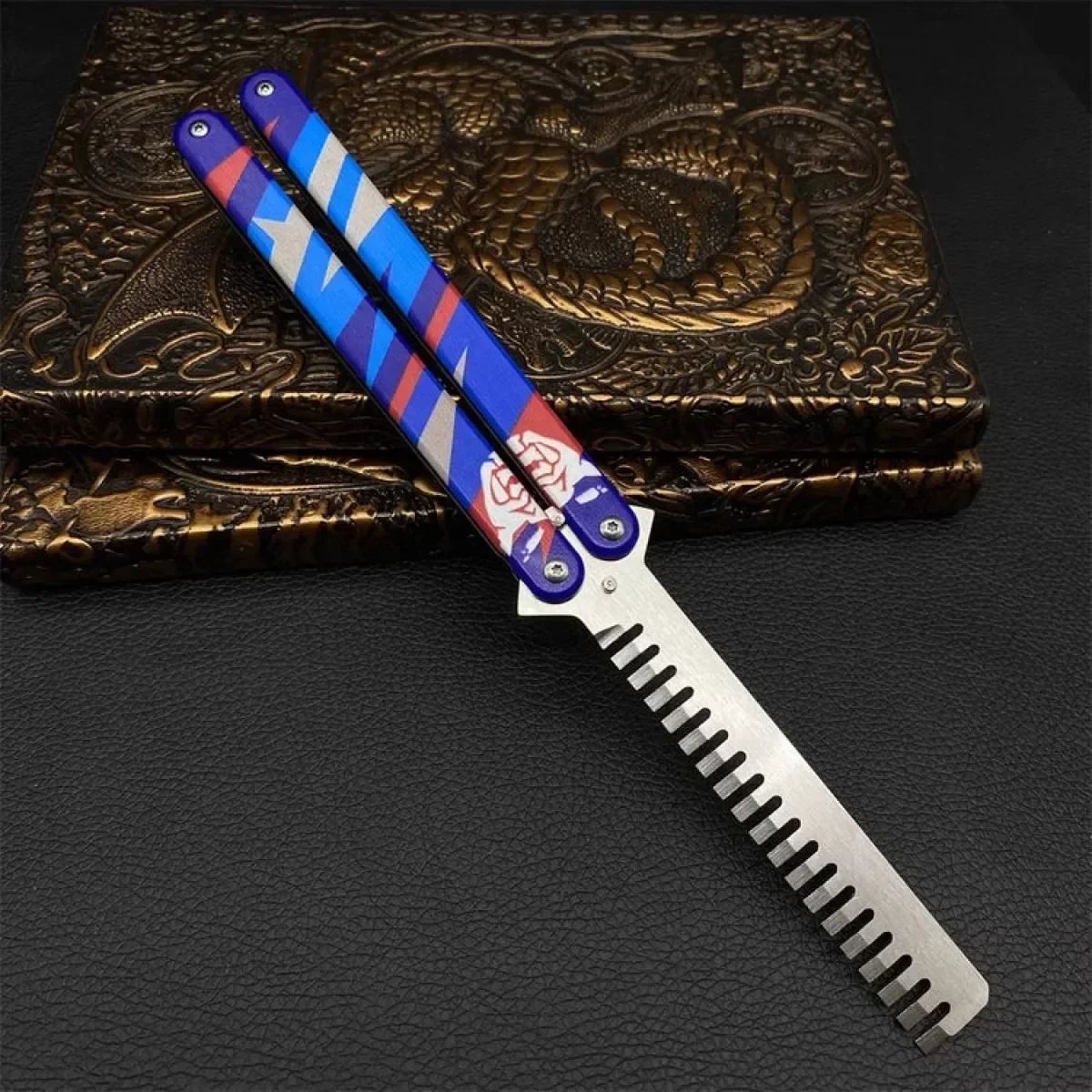 Valorant Weapon Yoru's Butterfly Comb Vol 2 Melee Game Peripheral Metal Samurai Sword Model 23cm cosplay sword,cosplay toy,cosplay prop,retractable sword toy