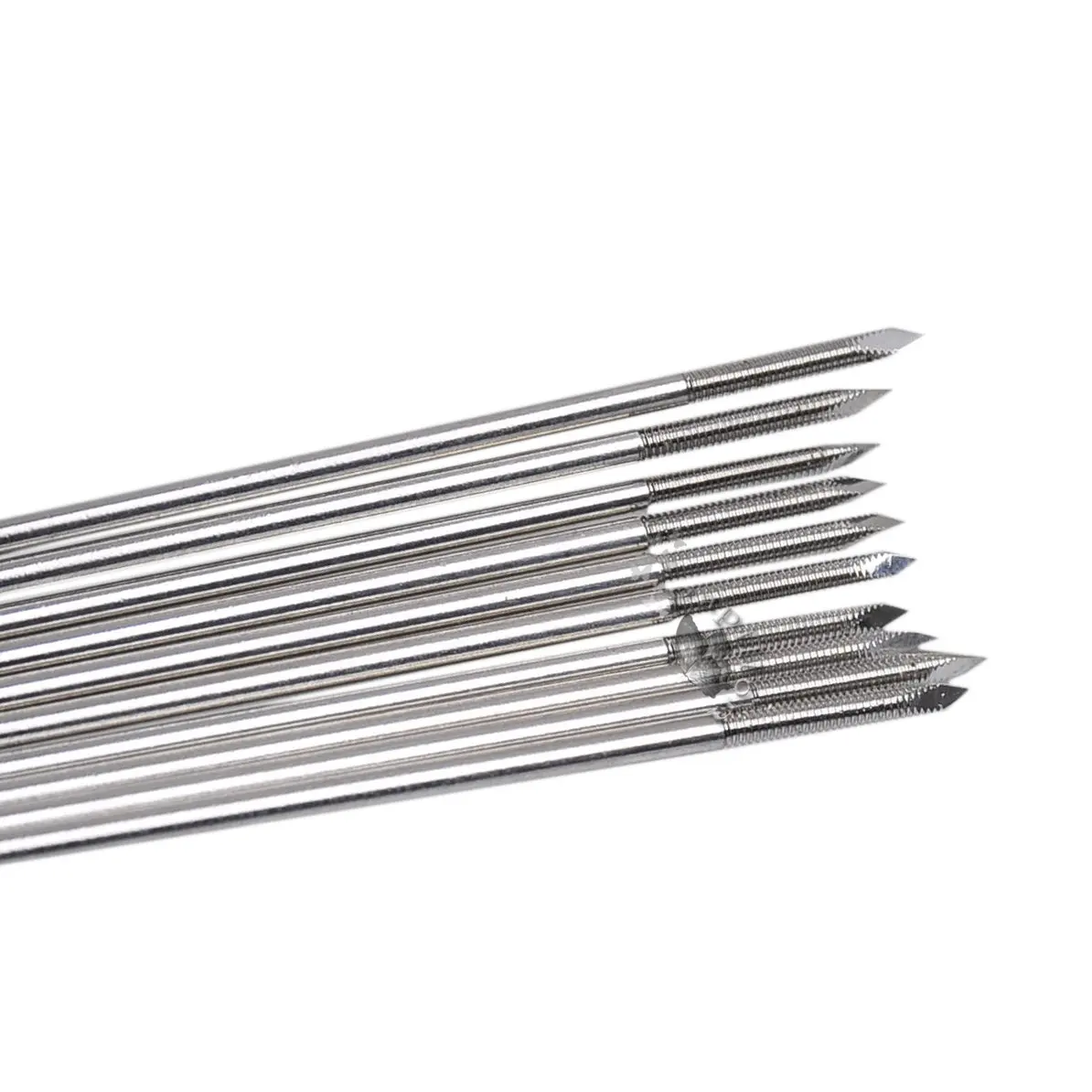 10pcs Double Sided Threaded Kirschner Wire Trocar Wire Stainless Steel Orthopedic K-Wire Pins Trocar One Ends Veterinary