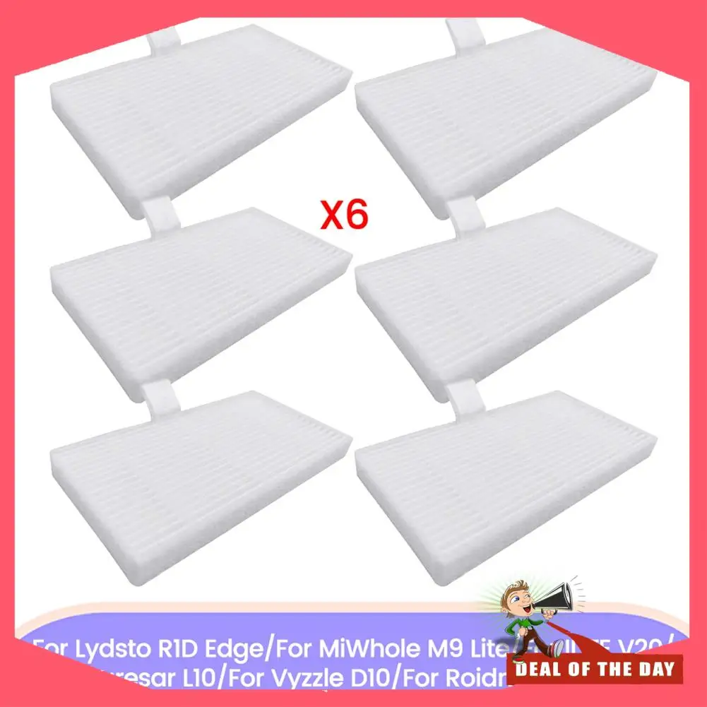 Lot De 4 Ou 10 Chiffons Lavables De Rechange Pour Aspirateurs ILIFE V20, Vyzzle D10, Laresar L10, Roidmi Eve ROOK S - 3