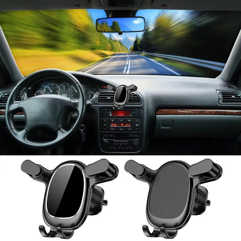 

Car Phone Mount Auto Cell Phone Holder 360 Degree Rotation Rustproof Car Vent Automotive Interior Accessories for Trucks SUV