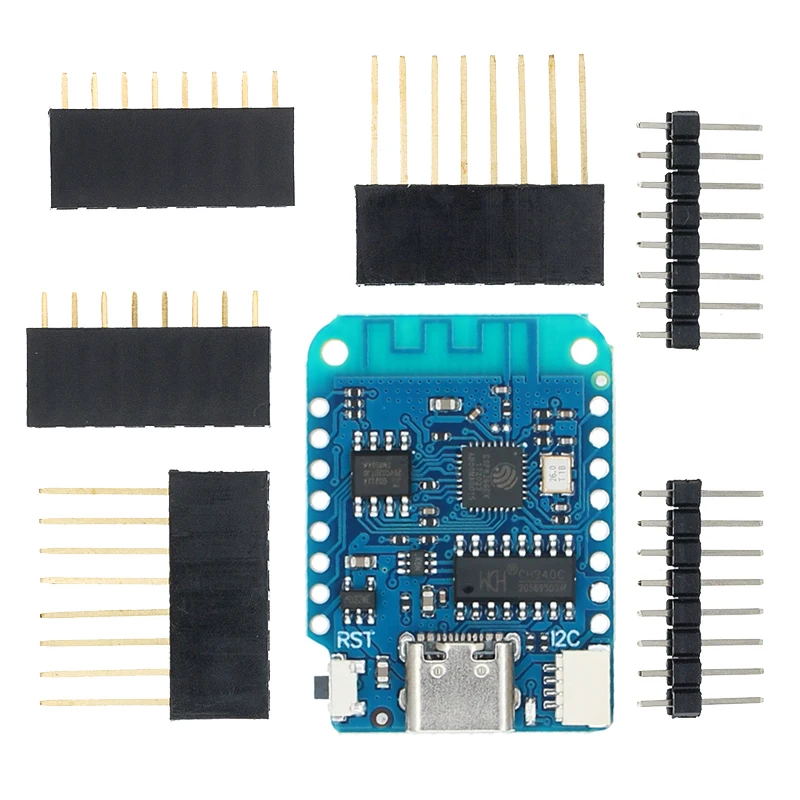 Enhanced IoT WiFi Development Board with Micro USB/Type-C and Pins