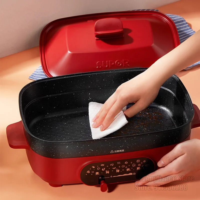 SUPOR 5.5L Electric Cooker Small Household Portable Large-capacity Electric Hot Pot 220V Multi-function Cooking Hot Pot