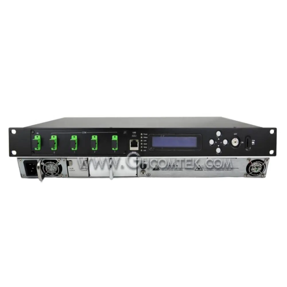 4 Port 23 Fiber Optical Amplifier PON EDFA Multi-Port Power Out Single Power Supply
