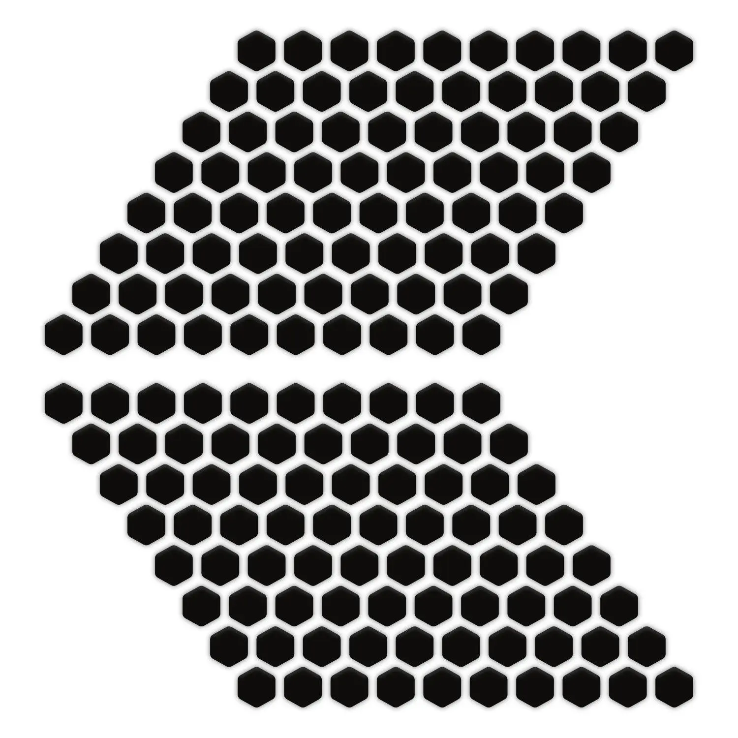 

GP Composite Universal 160 Pieces Honeycomb Strip Sticker Pad Black