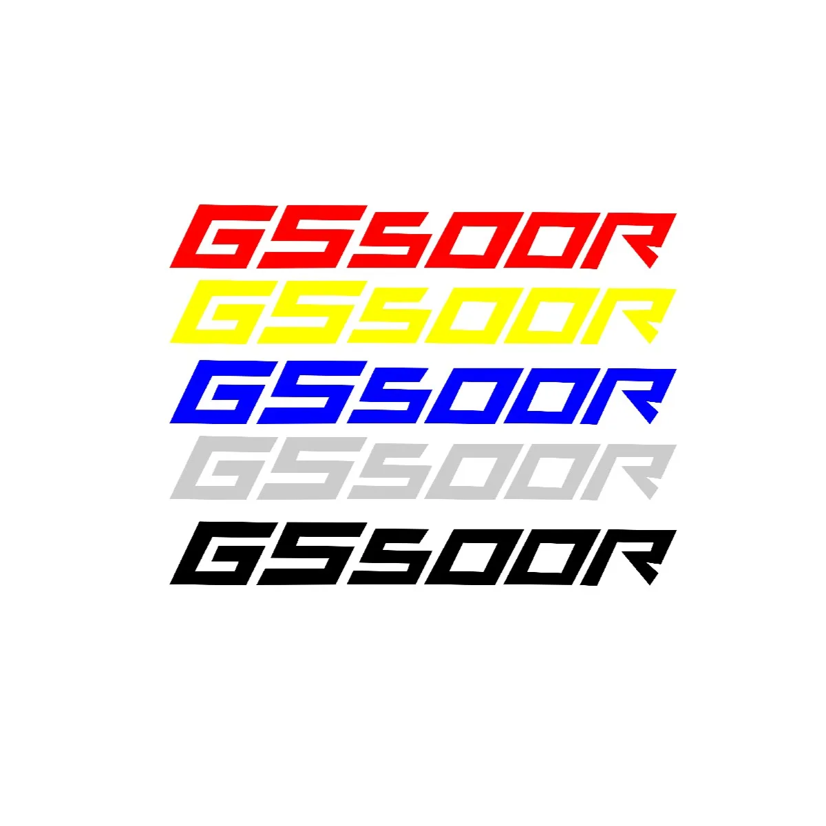 

A pair General Purpose Motorcycle Waterproof Reflective sticker Waterbird modification for SUZUKI GS500R GS500 R