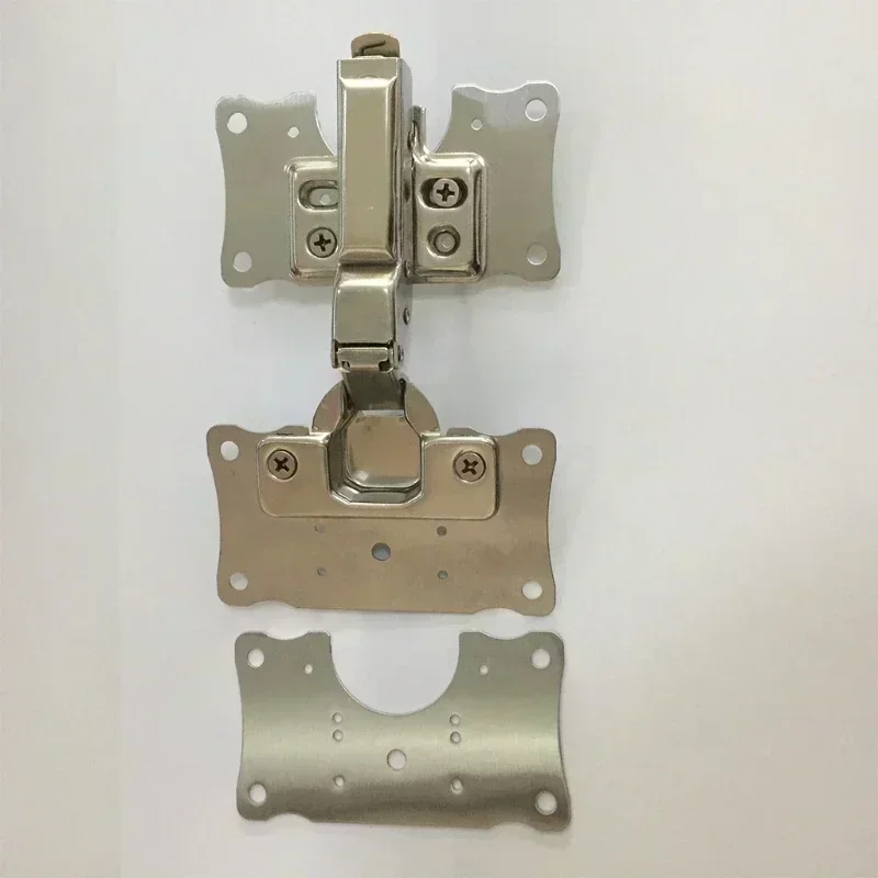 Hinge repair plate cabinet hinge repair plate kit stainless steel hinge repair plate for protecting wooden kitchen cabinet door