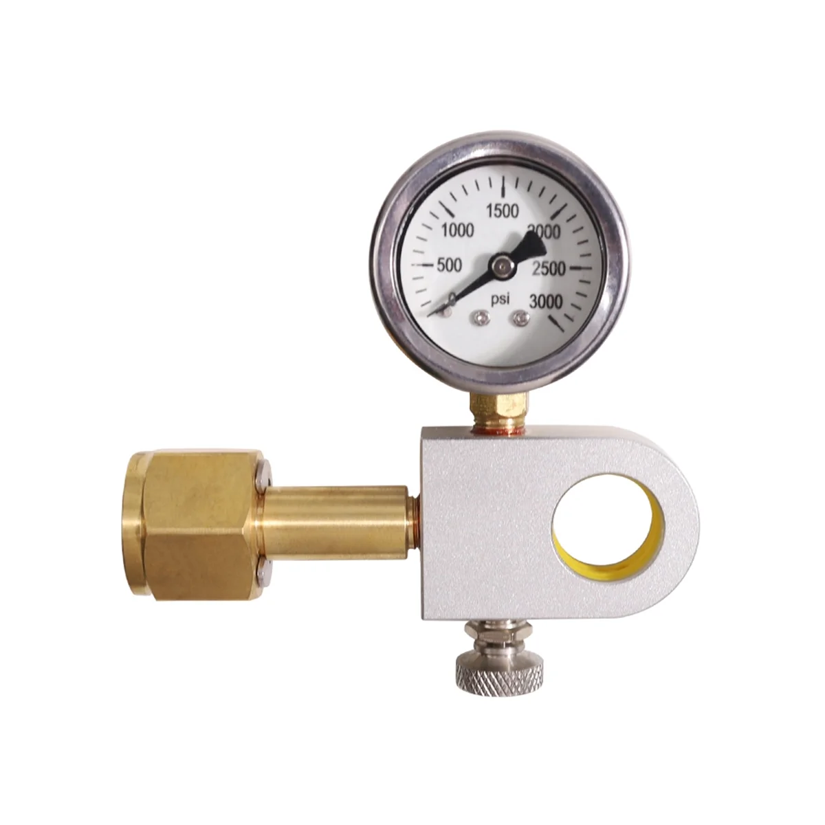 CO2 Refill Adapter with Pressure Gauge Soda Refill Quick Adapter Compatible with DUO Terra Art Soda Machines