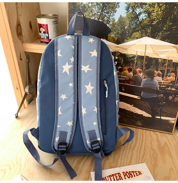 Kawaii Starry Large Capacity Harajuku College Backpack