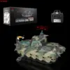 US Stock HENG LONG 1/16 Scale 7.0 2.4G Plastic German King Tiger RTR RC Tank Model 3888A Tracks Idlers Machine Gun BB Unit Toy 2