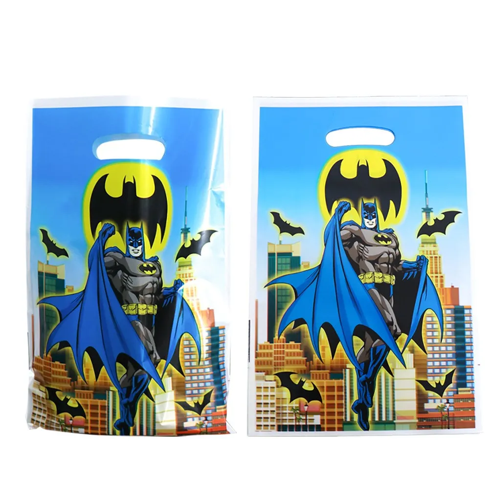 Birthday Tableware Set Birthday Party Supplies Party Supplies Disposable Tablecloth Bat Man Birthday Party Supplies Superhero Disposable Tableware Cup Tablecloth 3D Balloon for Kids Halloween Baby Shower Decor