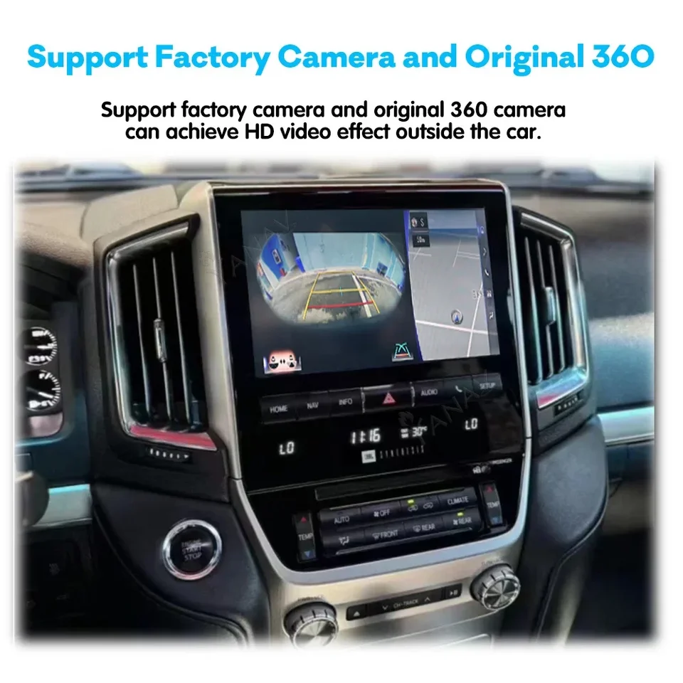 Linux System Interface Box For Toyota Land Cruiser LC200 2016-2020