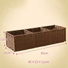 Woven Storage Box Desktop Miscellaneous Box Toilet Paper Box Storage Bathroom Organizer Bathroom Sink Storage Countertop Durable 6
