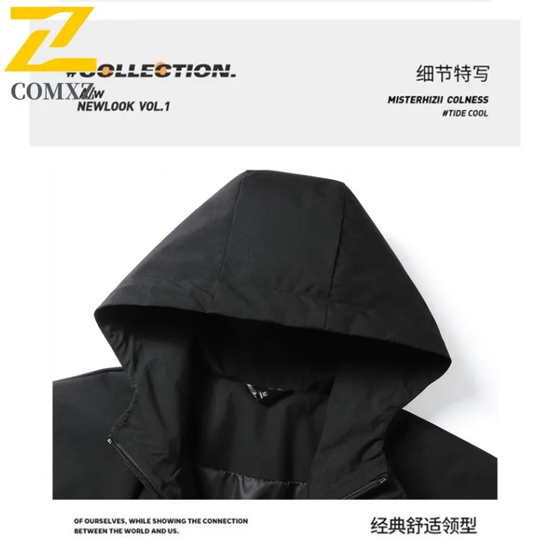 EiAO Windbreaker Couple's  Waterproof Windproof Loose Fit Hiking Coat for Camping Fishing Spring Autumn Outdoor Wear Jackets