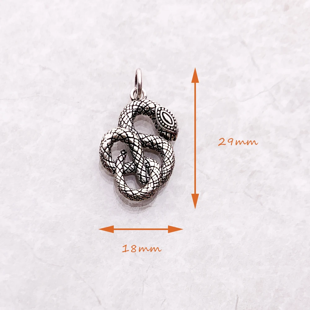Pendant Snake 925 Sterling Silver Jewelry for Woman