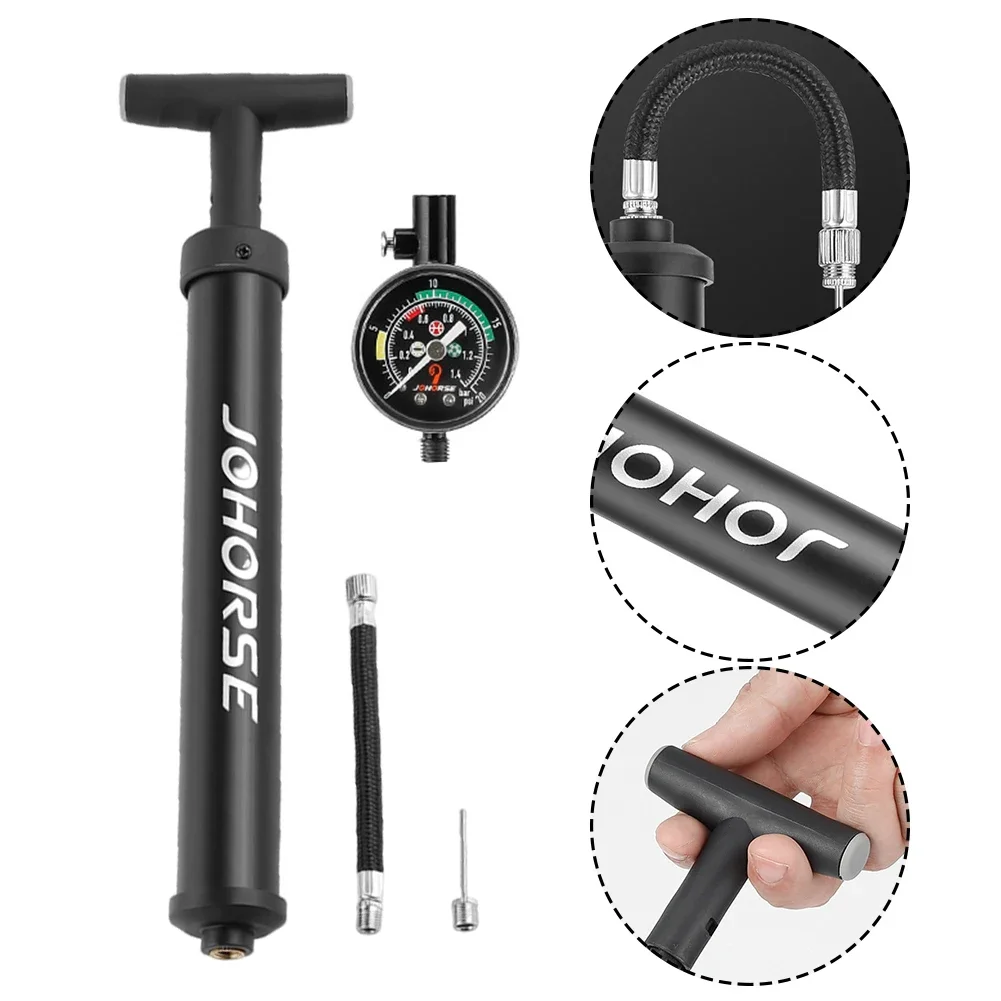 Ball Hand Pump Portable Basketball Air Pump Compact Football Inflator Multifunction for Basketball Football Volleyball