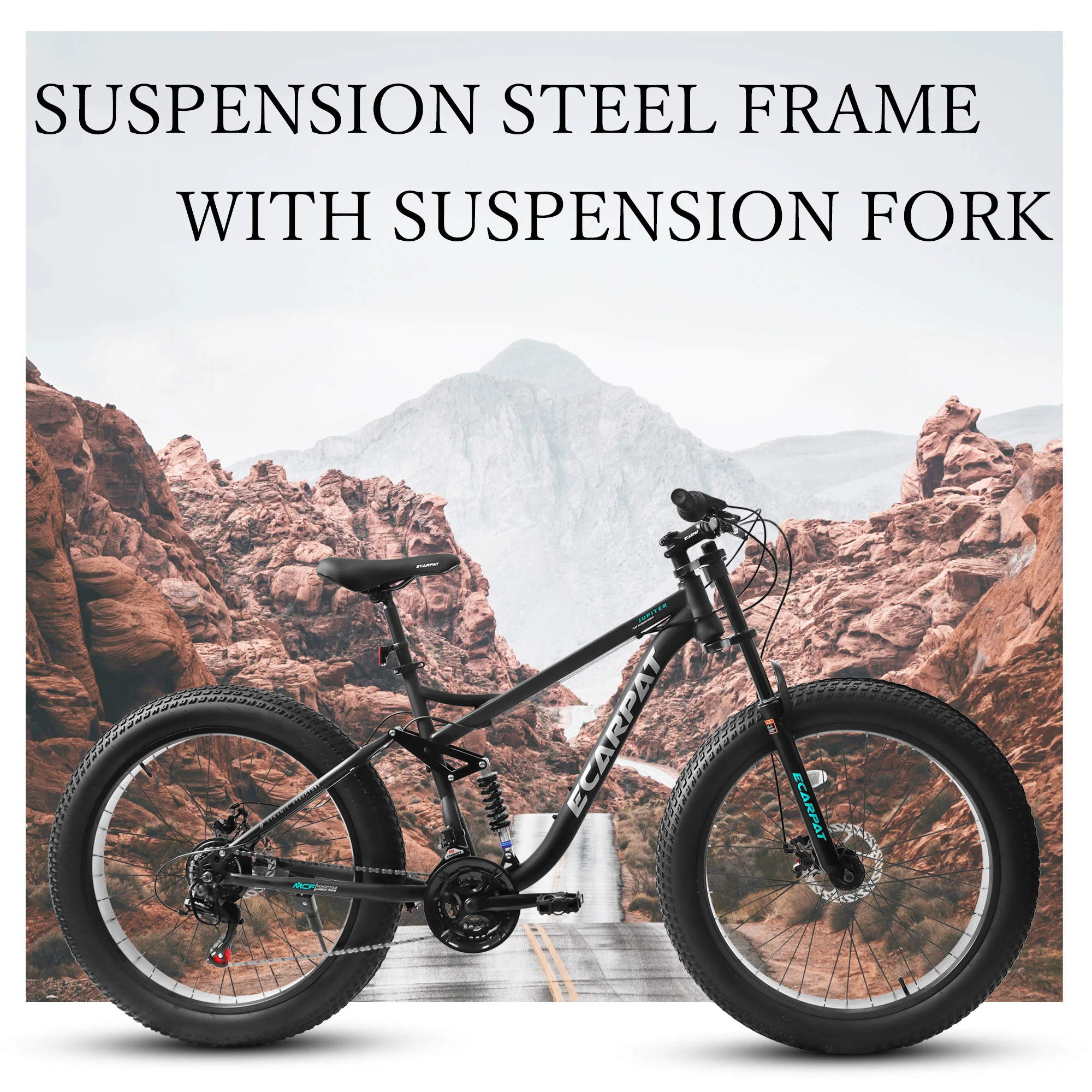 A26309 26 inch Full-Suspension Mountain Bike with 21 Speeds 4