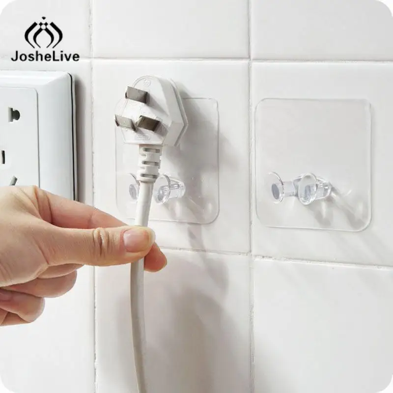 

Настенный крючок для хранения, без отверстий, держатель розетки, кухонный стелс-крючок, настенное освещение, хранение в офисе, спальне