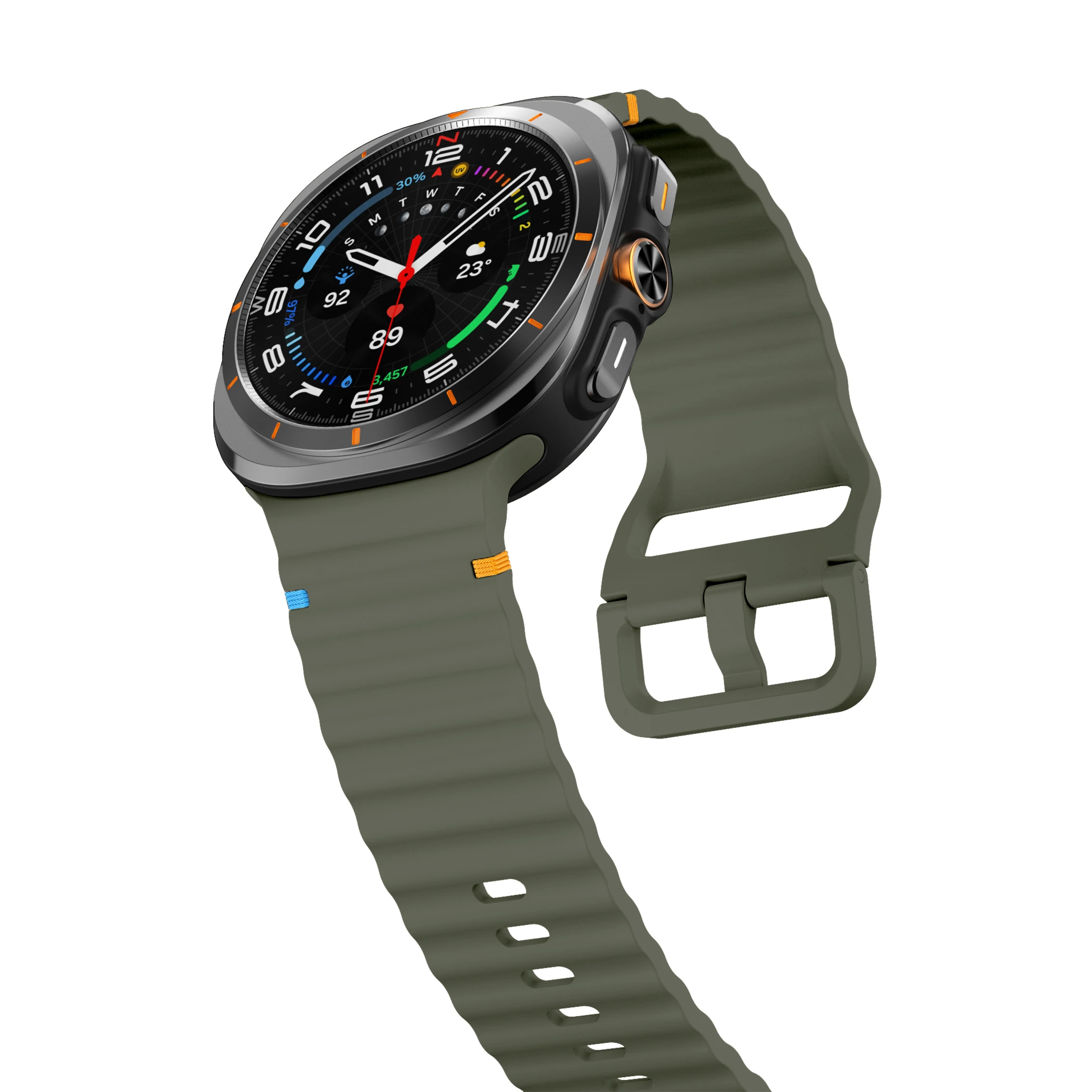 Premium No-Gap Silicone Sport Strap