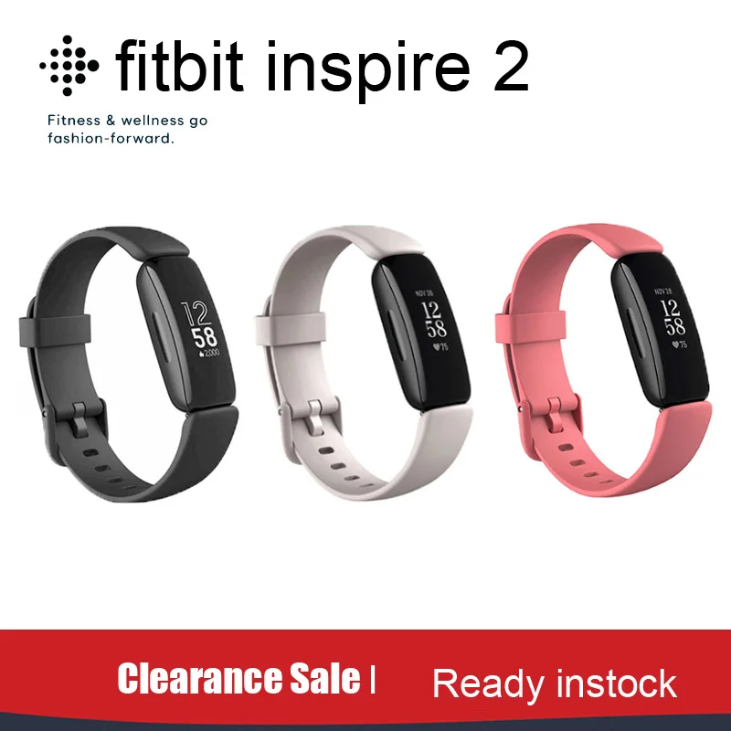 

Смарт-часы FITBIT Inspire 2, фитнес-трекер сердечного ритма