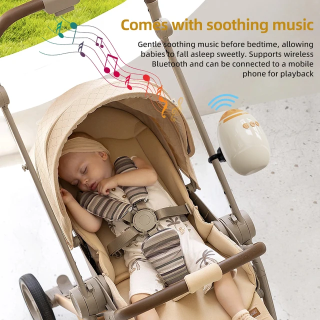 Accessoires à bascule pour poussette de bébé Portable, balançoire automatique pour bébé, sucette de sommeil avec bruit blanc, dispositif d'aide au sommeil Shaker pour bébé 6 Accessoires à bascule pour poussette de bébé Portable, balançoire automatique pour bébé, sucette de sommeil avec bruit blanc, dispositif d'aide au sommeil Shaker pour bébé 6
