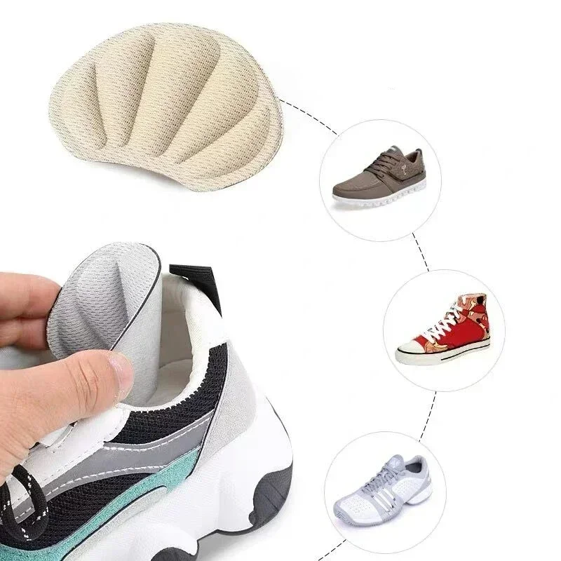 Insoles Heel Pads Lightweight for Sport Shoes Adjustable Cute Size Back Sticker Antiwear Feet Soft Pad Relief Anti wear Cushions