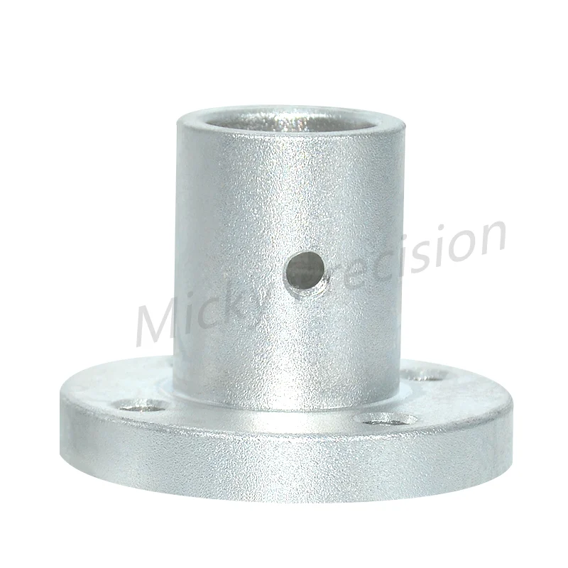 Guide shaft support Long Sleeve Round Flanged Mount Type Shaft Supports Linear Motion Automation Components Diameter 3 4 5 6