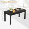 Coffee Table Rectangle,Patio Coffee Tables for Outside,with Slatted Tabletop for Deck, Garden, Balcony, Indoor or Outdoor Use 3