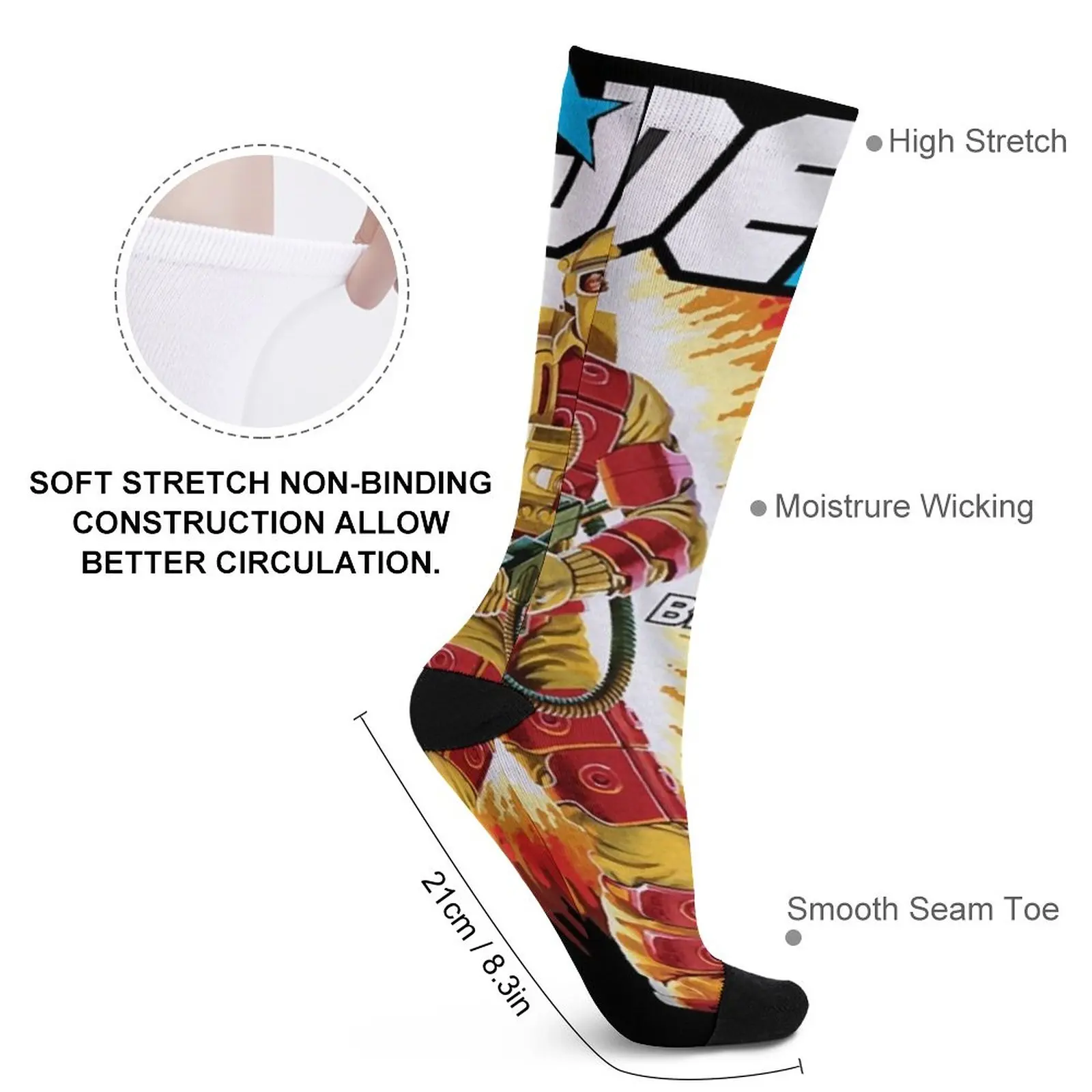 G.I Joe Blowtorch Socks valentine gift ideas Stockings sheer socks men men socks cotton