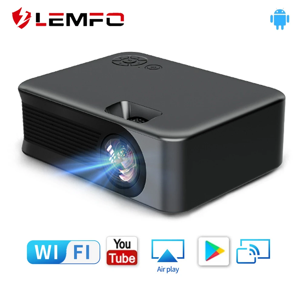 AUN MINI proiettore A30 mini proiettore supporto 4k Smart TV WIFI portatile  Home Theater Cinema proiettori LED per film 4k| | - AliExpress