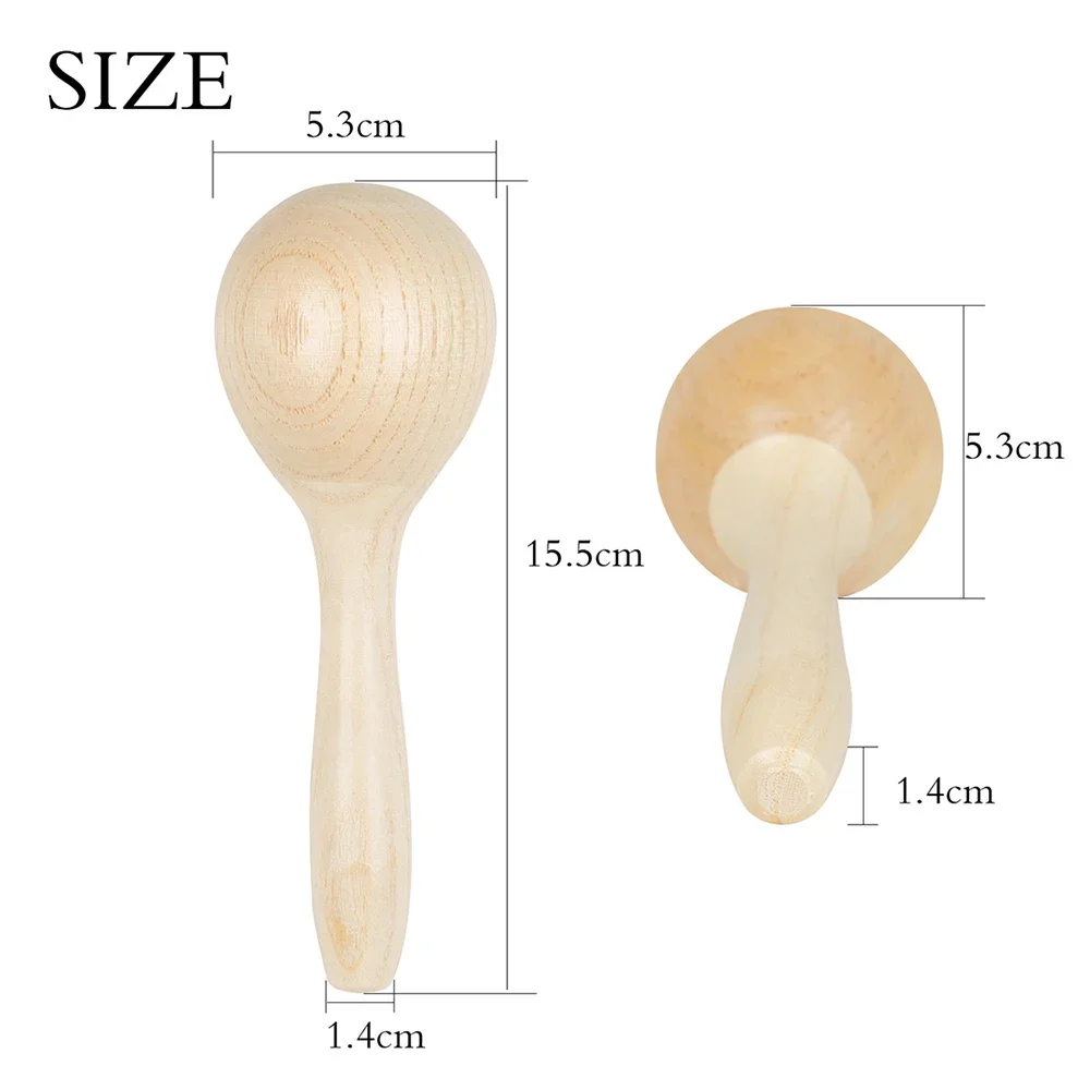 Sand Hammer Orff Musical Instruments Spruce Wood Maraca Rattle Shaker Toy Kids Educate Gifts Christmas Present Baby Toys wooden sand hammer,musical rattles