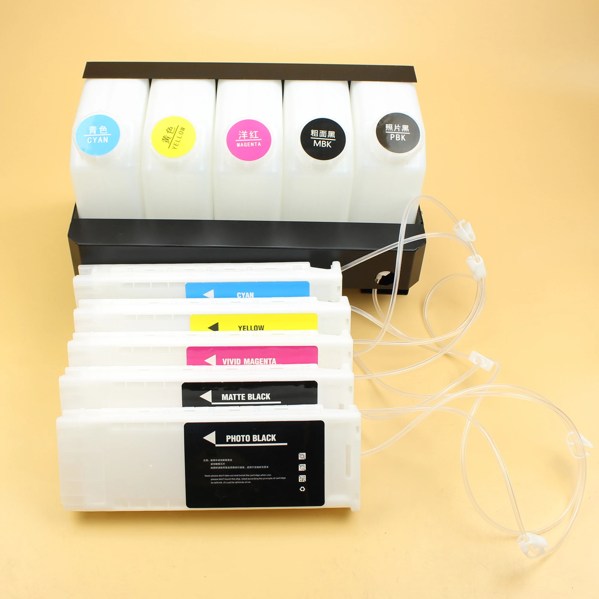 CISS bulk ink system for Epson SC T3200 T5200 T7200 with stable chip T6941-T6945 continous | Компьютеры и офис