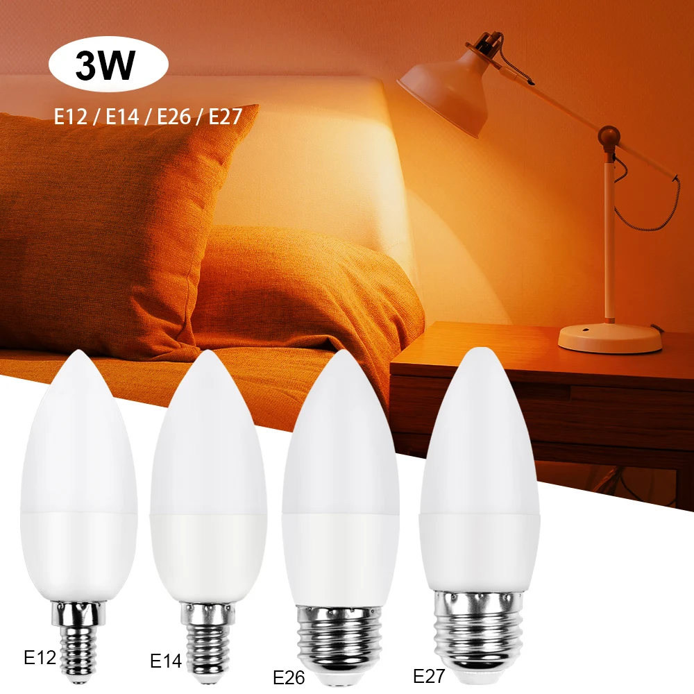 

4pcs/lot E27 E26 E14 E12 LED Bulb Lamps AC 220V SMD2835 3W 7W Lampada Led Light Bulbs Living Room Home Indoor LED