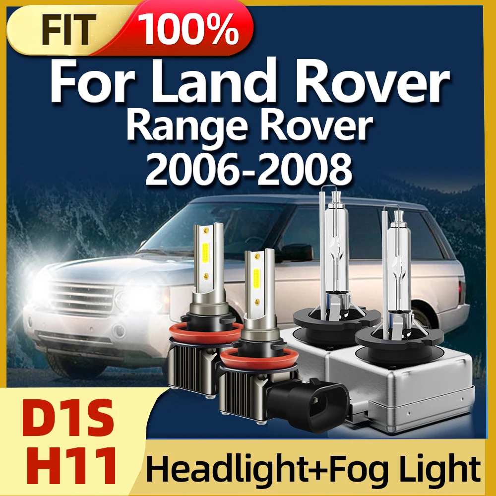 

Roadsun Xenon D1S 35W Car Light Bulbs Headlight HID Replacement Kit Fog Lamps Led H11 For 2006 2007 2008 Land Rover Range Rover