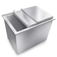 Single Door Coffee Shop Special Ice Storage 304 Stainless Steel Milk Tea Shop Water Bar KTV Bar Internet Cafe Ice Storage Tank 1