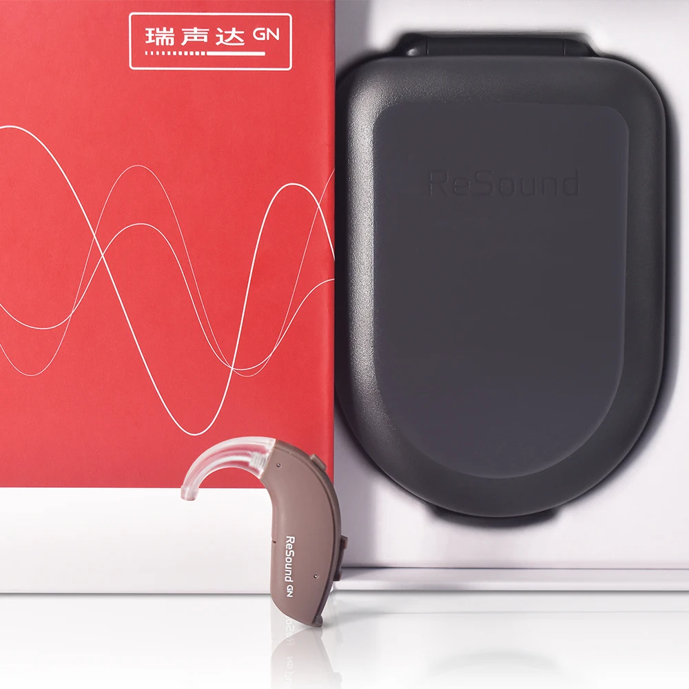 Resound Strong Power Hearing Aids For Mild to Severe Deaf,Mini BTE Programmable Hearing Aid Low Noise Clear Sound Quality KE 177 6