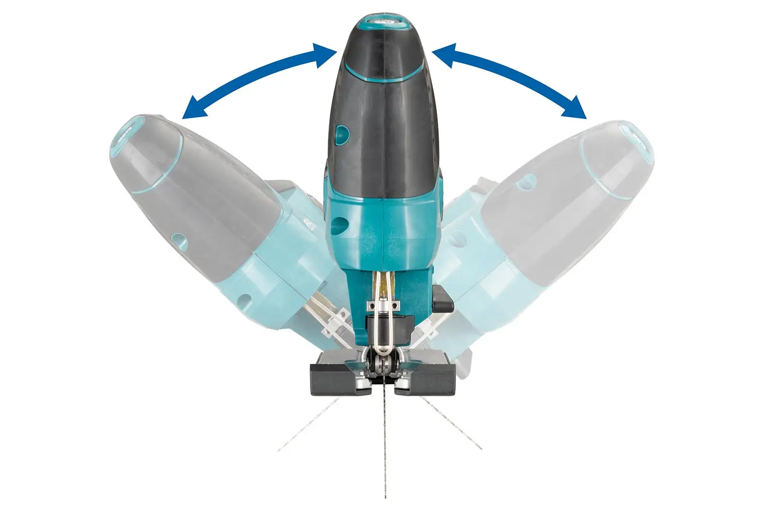 Ножовочная пила Makita DJV184Z, бесщеточная, с верхней ручкой, 18 в, LXT, литиевый электроинструмент, для ремонта дерева 3