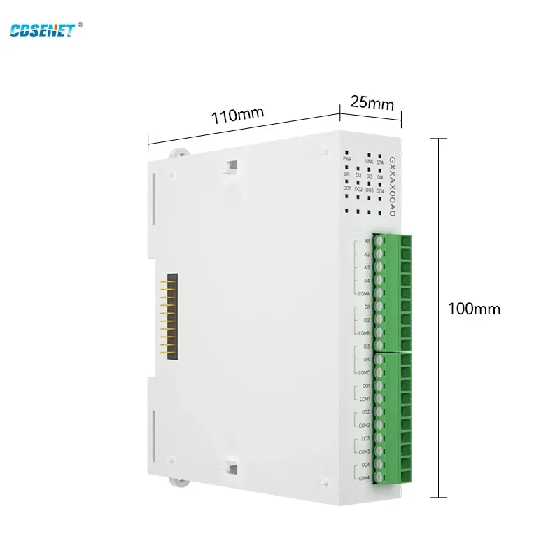 16DO Expansion Remote IO Module RS485 Ethernet CDSENET GXXAX00A0 Analog Switch Acquisition Modbus TCP RTU Host