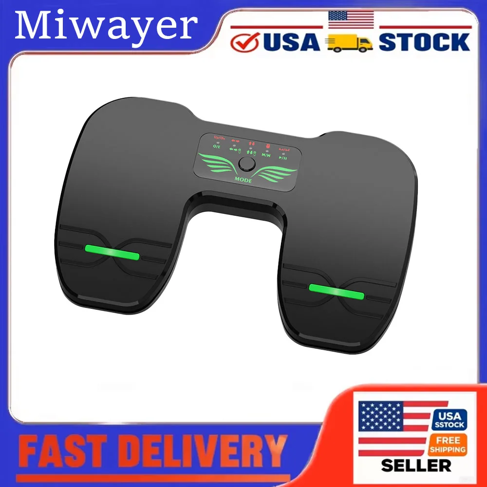 Miwayer Wireless Page Turner Pedal Bluetooth 5.1 Foot Pedal 10 Modes Rechargeable Anti-Skid for Tablet Smartphone Music Score