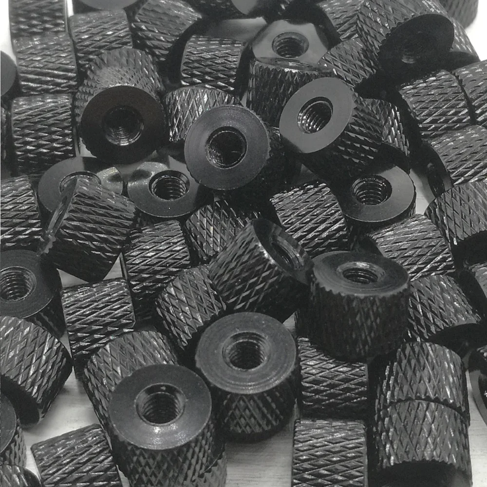 Aluminum Thumb Nut M3 M4 Aluminum thumb nut Knurled Hand round nuts anodized 11 colors 10pcs
