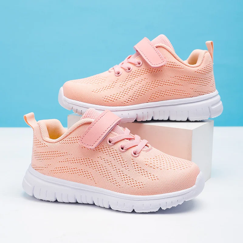 Children's Running Shoes for Girls 2022 new Spring Mesh Breathable Sport Kids Lightweight Causal Sneakers boys Non-slip |