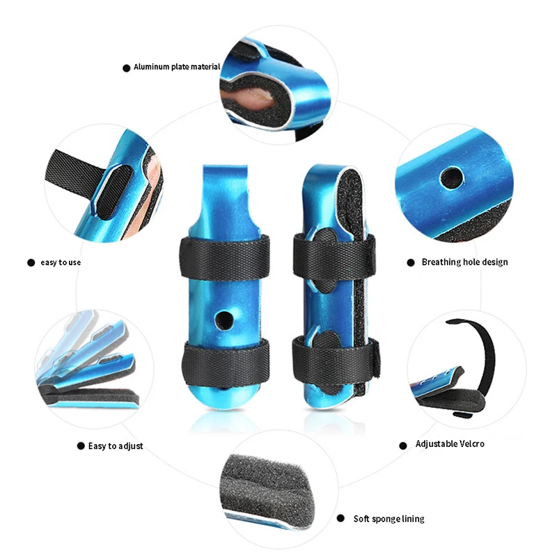 Mallet Aluminum & Foam Support Brace Finger Splint Hand Trigger Broken Finger/Sprain/Fracture/Pain Relief/ Joint Immobilization 4
