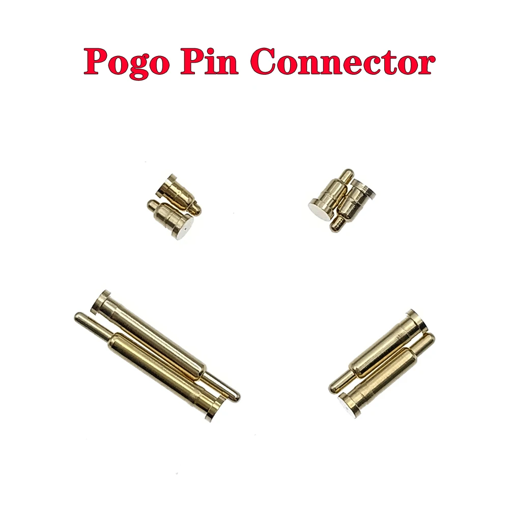 10-50Pcs/bag Pogo Pin Connector Pogopin Battery Spring Loaded Contact SMD Needle PCB 1.8mm 2 3 4 5 6 7 8 9 10 11-12mm Test Probe