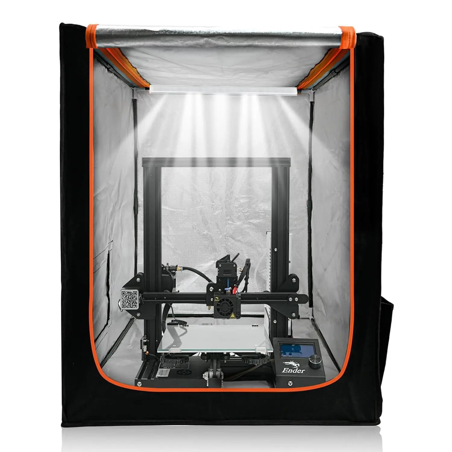 

Large Size Yoopai 3D Printer Enclosure with LED Lighting, Fireproof Dustproof Constant Temperature Protective, 35.4×27.5×29.5"